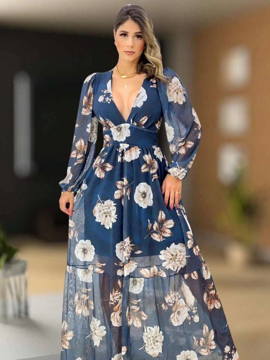 Women Dresses - Màu xanh hải quân - Xem 1