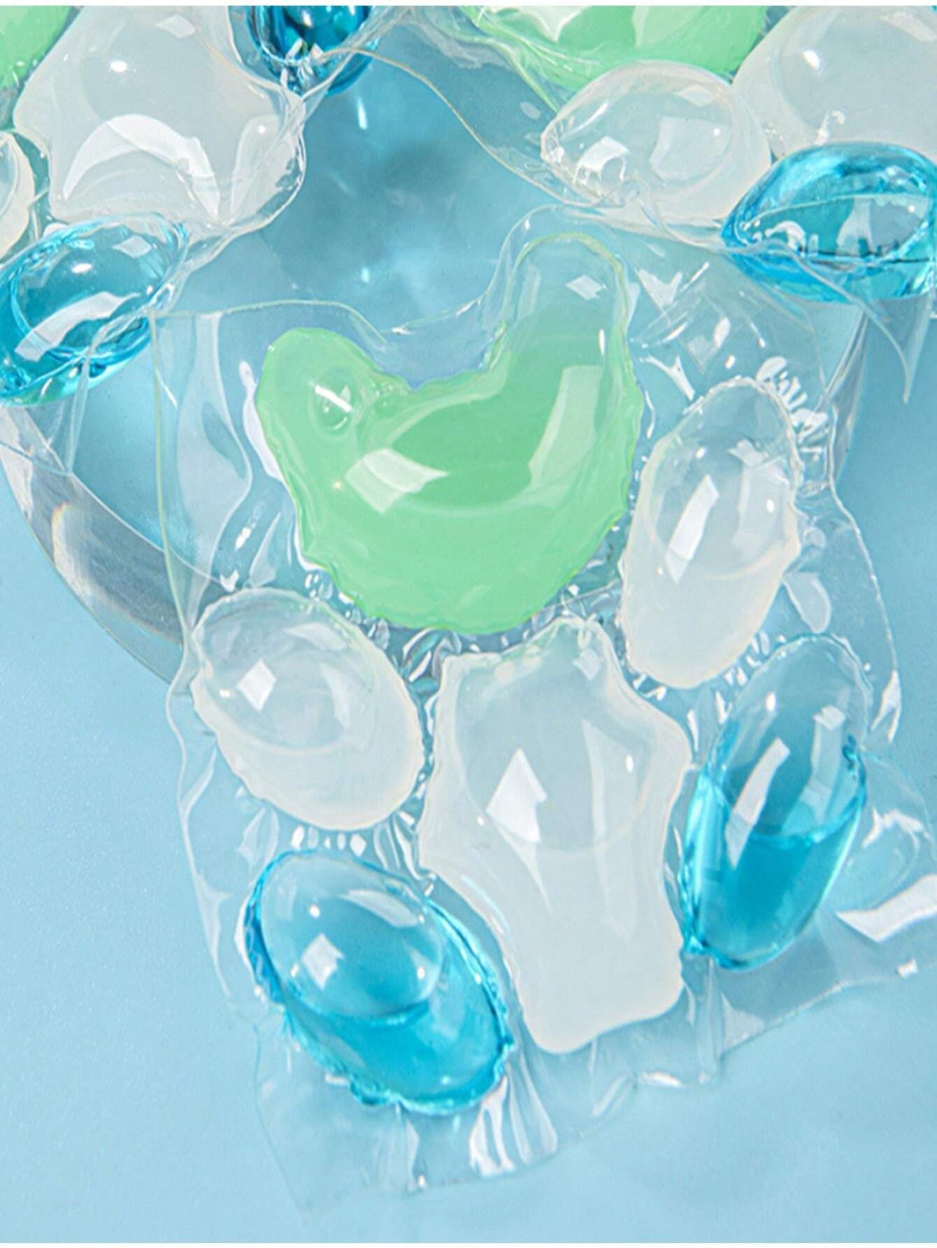 50pcs Barrel Packed 8g Bear Laundry Detergent Beads, 6In1 Bear