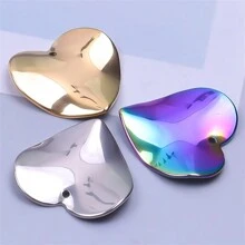 5 szt. Stal nierdzewna 304 przesadny kształt geometryczny zawieszki Charms do samodzielnego tworzenia biżuterii, pasujące do naszyjnika, bransoletki, kolczyków