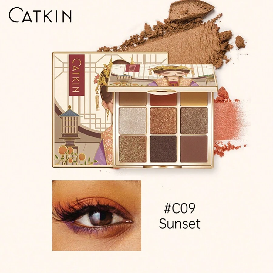 CATKIN Palet Eyeshadow - C09 Matahari terbenam - View 1