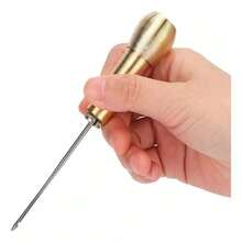 7 Set Costura,aguja Para Coser Zapatos,aguja De Caneva Acero - Multicolor - Ver 4