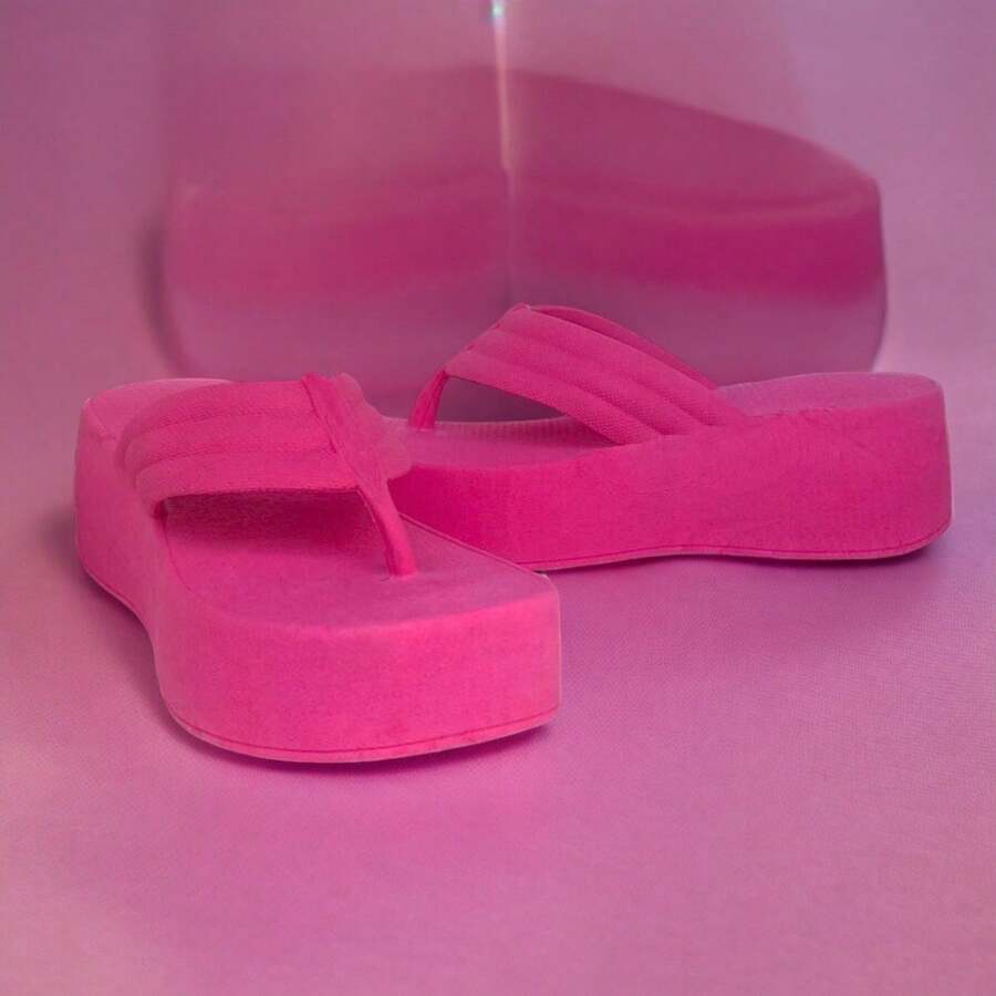 Women Clogs - 玫紅色 - 查看 1