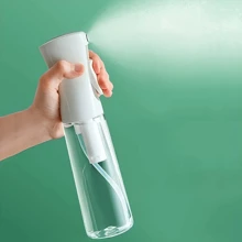1 pieza Botella rociadora de bruma para el cabello de 200ml/300ml/500ml, rociador de bruma fina, spray hidratante para maquillaje - transparente - Ver 10