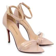 Sandália de Grife Feminina Salto Alto Bico Fino Lançamento Vitória Lugo