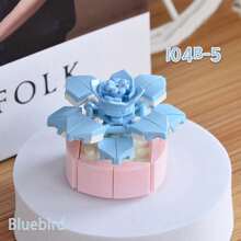 Diy Mini Blocks With Simulation Flower Pot Model For Adult Home Decor, Creative Eternal Life Plant Potting Blocks For Indoor Decoration, Creative Little Particle Plants Assembly Building Blocks Puzzle Toy, Birthday & Valentine's Day Gifts Room Decoration