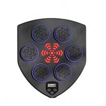 Shield Shaped Smart Boxing Equipment, Electronic Boxing Wall Target, Punching Bag Speed Training Machine For Home Gym - Black - View 1