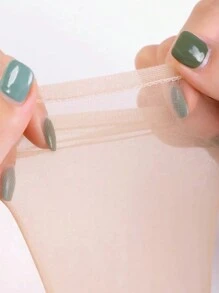 10 Pairs Women's Thin Ankle Socks, Super Thin Crystal Silk Stockings, Transparent Short Silk Socks, Breathable Nude Invisible Boat Socks For Summer Skirts