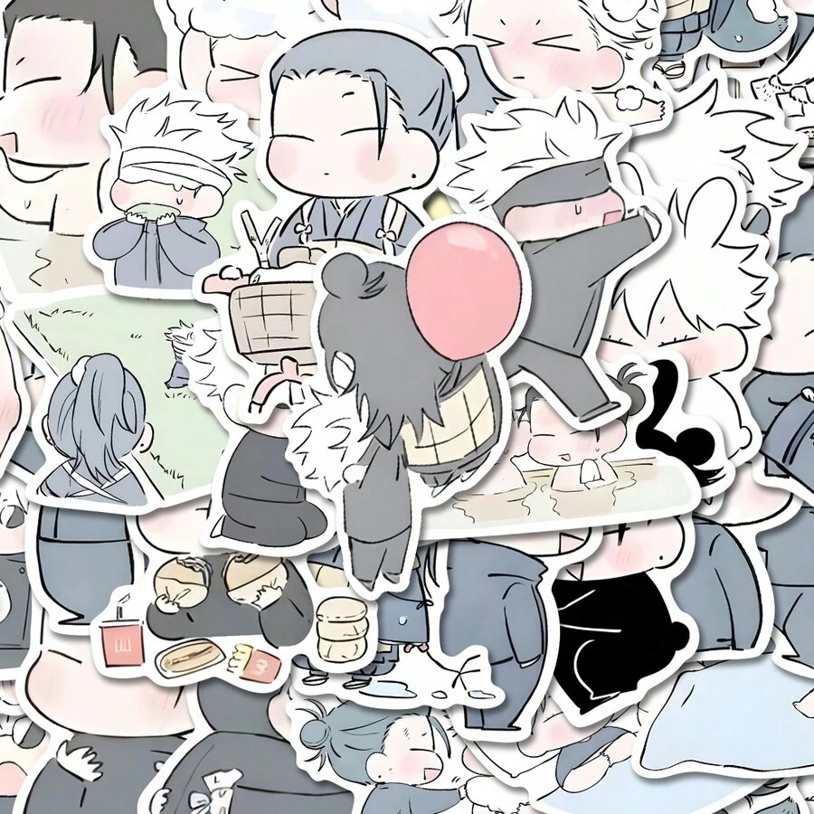 Q634664pcs Waterproof PVC Reusable Stickers For DIY Decoration On