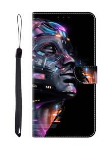 GLANDOTU Men Father's Day Compatible With Huawei Honor Series Folding Stand Magnetic Closure PU Leather Wallet Flip Shockproof Protective Phone Case Case - Multicolor - View 6