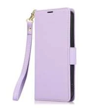 苹果 PU 皮革手机壳兼容 Iphone 16 15 14 13 12 11 Pro X XS Max XR 8 7 Plus SE 5G 2022 2023 信用卡夹，翻盖钱包保护套兼容三星 Galaxy S24 S23 S22 S21 S20 FE S10 S9 S8 Note 20 Ultra 10 9 Plus，手机包兼容三星 Galaxy A55 A35 A25 A15 A05 A54 A34 A24 A14 A04 A04E A73 A53 A33 A13 A72 A52 A42 A12 A71 A51 A70 A50 A40 A30 S A20 A10 带腕带支架卡槽 RFID 屏蔽磁性盖 - 淡紫色 - 查看 15