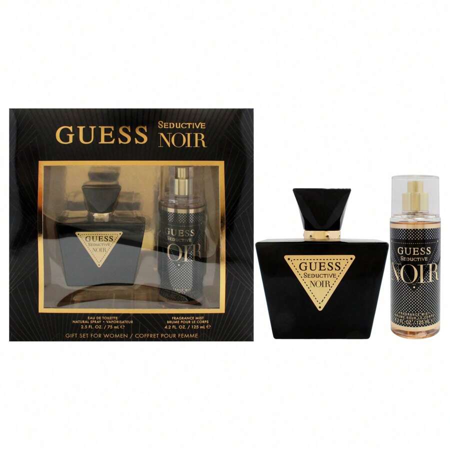 Seductive Noir By Guess For Women - 2 Pc Gift Set 2.5oz EDT Spray, 4.2oz Fragrance Mist - 無色 - 查看 1