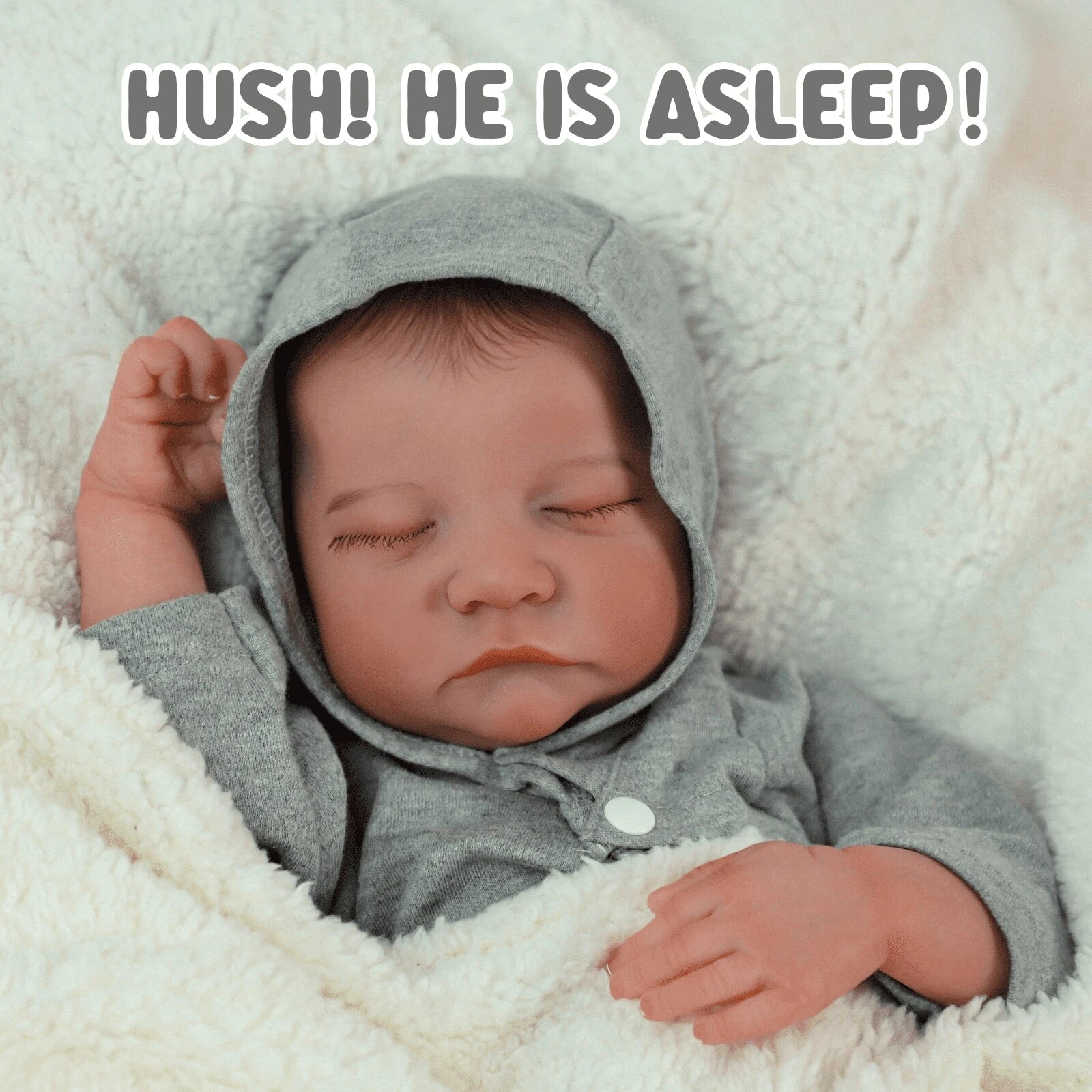 Realistic Reborn Baby Dolls 18 Inch Lifelike Newborn Baby Doll Boy