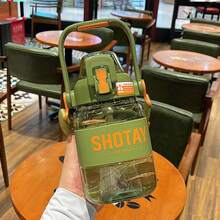 1 cái, 2 kích cỡ (1050ml, 1500ml) Cốc uống nước có ống hút có thể tái sử dụng, Hộp đựng đồ uống mùa hè di động, Thích hợp cho học sinh tựu trường, Đi bộ đường dài, Cắm trại, Hoạt động ngoài trời, Quà tặng Lễ hội, Thể dục thể thao - Trắng - Xem 4