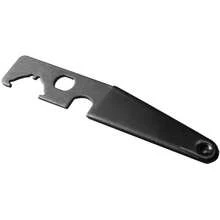 Tactical Outdoor Full Steel Metal Wrench, Leather Handle Wrench, Black - Black - View 1