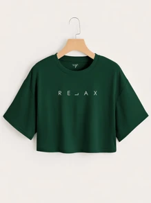 Women Tops - Màu xanh lá cây đậm - Xem 1
