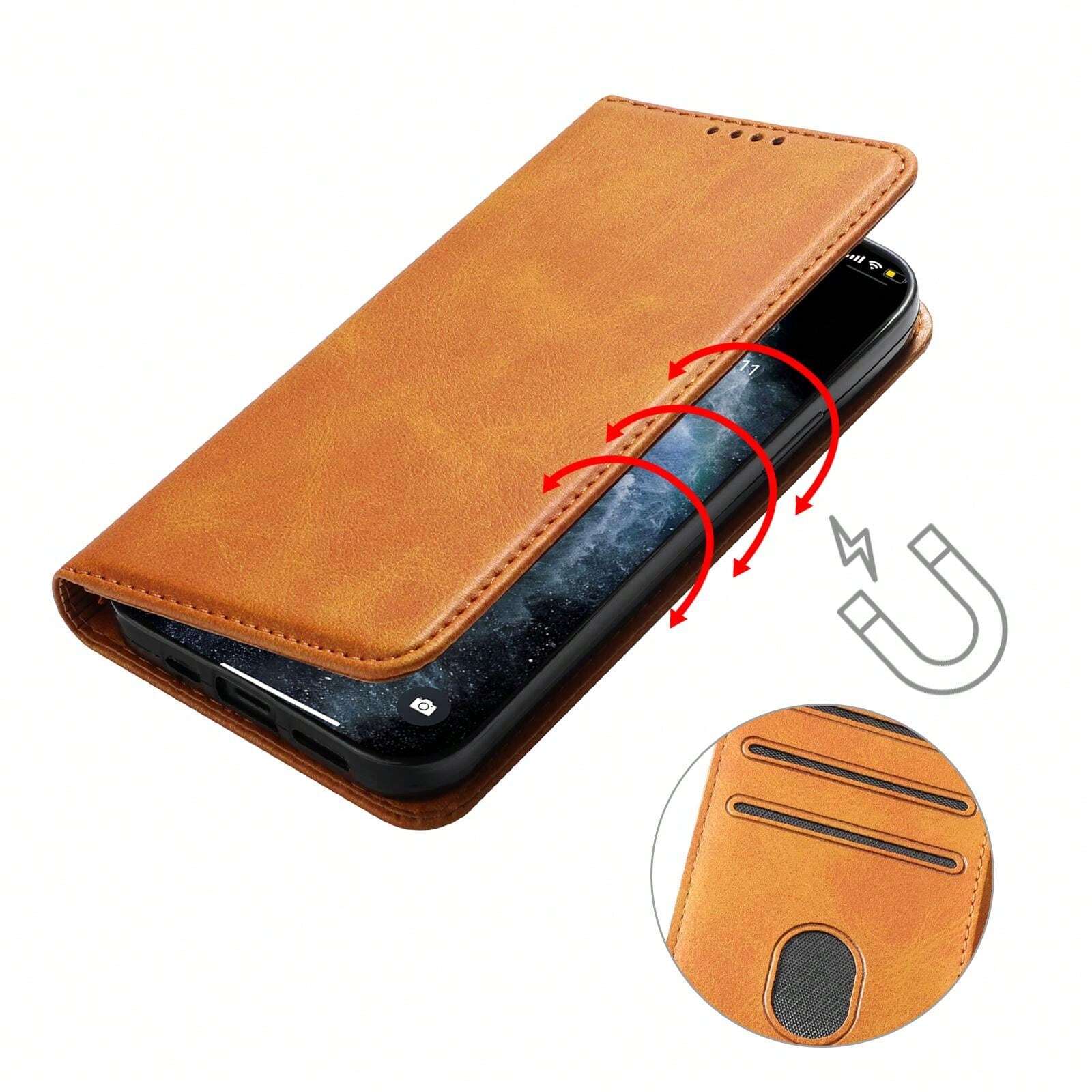 Ledertasche Für Vivo X100 Ultra – PU Leder Hülle Mit Magnetverschluss & Ständerfunktion