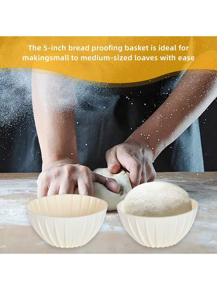 Cestino Pieghevole In Silicone Per Lievitazione – Ovale, 10 Pollici, Resistente Al Calore 230°C, Senza BPA, Per Pane, Pizza E Bagel