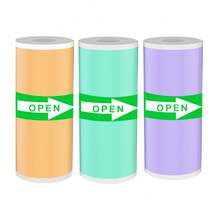 Giấy in mini, cuộn giấy in màu và nhãn dán có thể in tự dính cho máy in bỏ túi mini, giấy in cầm tay mini công thức, cuộn giấy nhận nhiệt - 3 chiếc - Xem 6