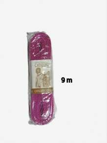Listón satinado a 1 cara, listón para variedad de manualidades, 100% poliéster, 9 metros - Rosa Fucsia - Ver 2