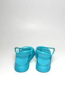 Women Platforms & Wedge Sandals - Baby Blue - View 4