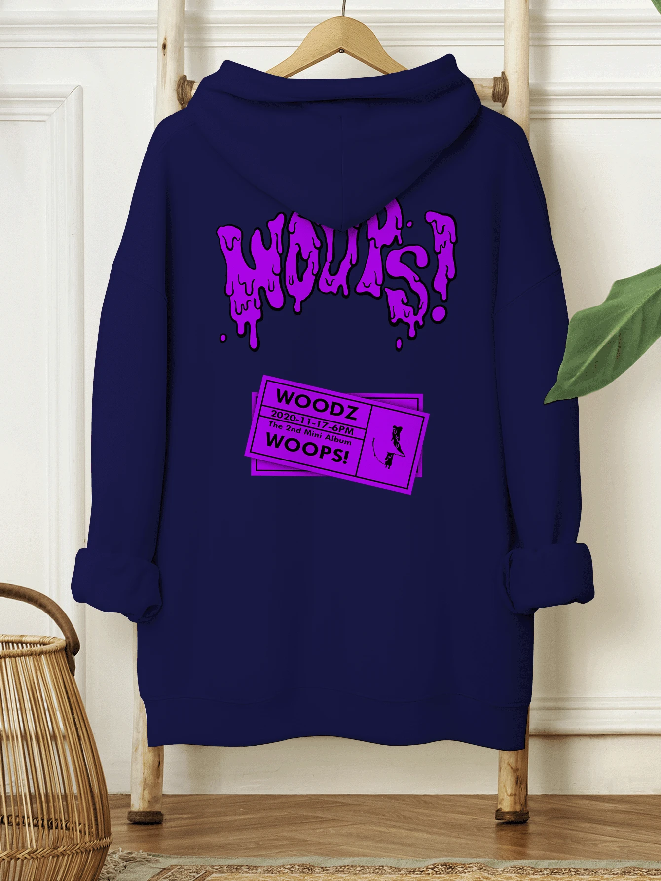 Women Sweatshirts - Màu xanh hải quân - Xem 1