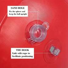 1 Bộ bút đánh dấu lặn biển cao cấp - Phao đánh dấu bề mặt bơm hơi với cờ lặn PVC chịu lực cao - Lý tưởng để lặn, lặn với ống thở hoặc bơi lội an toàn và thú vị! Phụ kiện lặn phao lặn phao bơm hơi đánh dấu bề mặt - Đỏ - Xem 7