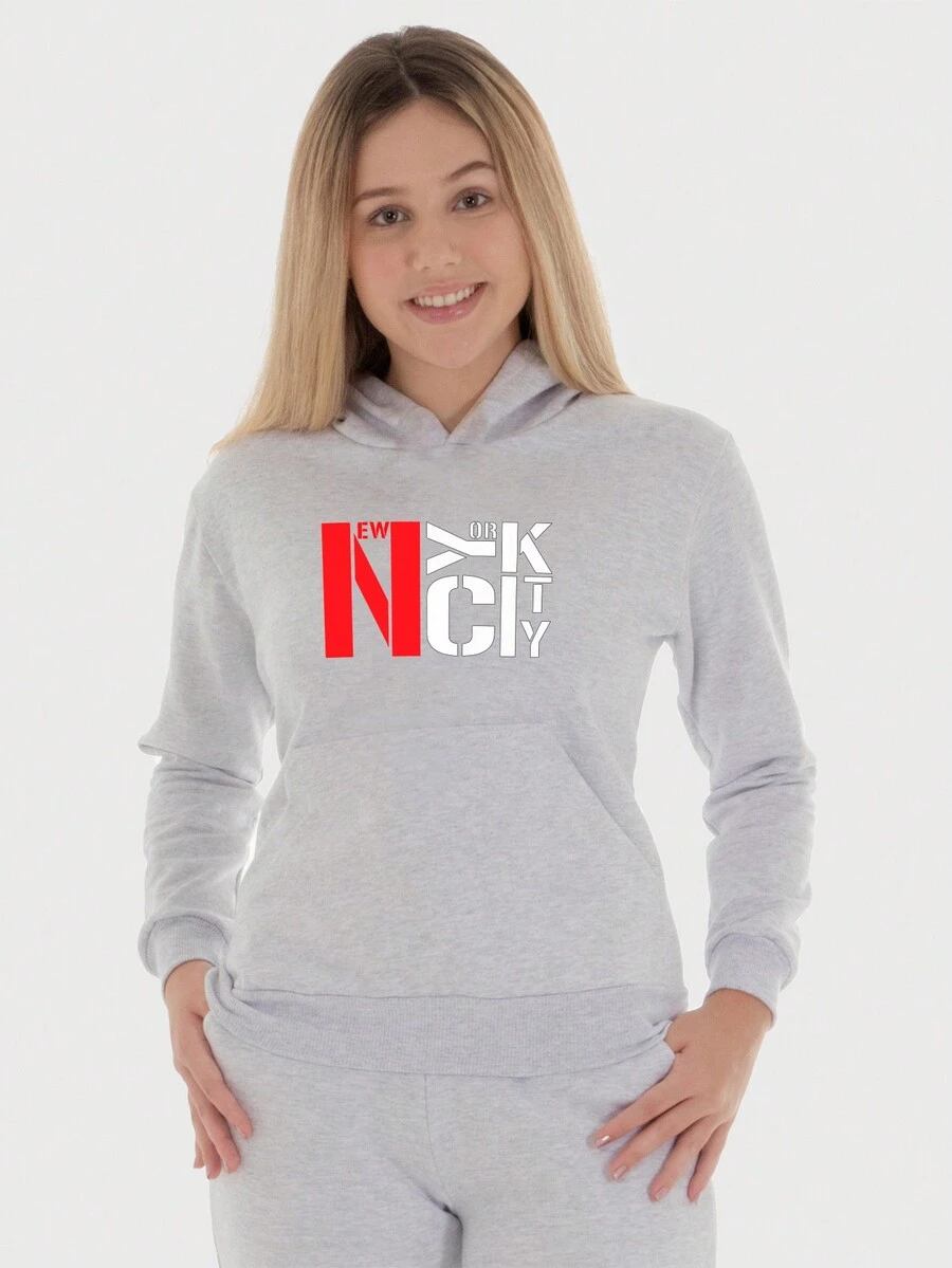 Women Sweatshirts - 淺灰色 - 查看 1