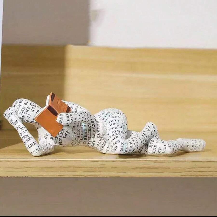 Scandinavian Modern Elegance: Exclusive 1pc Resin Handicraft Decoration, An Abstract Woman