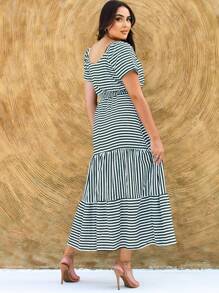 Women Dresses - xanh quân đội - Xem 2