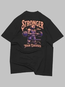 Men T-Shirts - Black - View 2