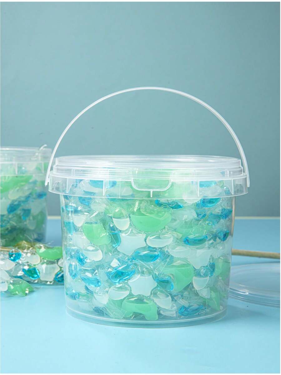 50pcs Barrel Packed 8g Bear Laundry Detergent Beads, 6In1 Bear