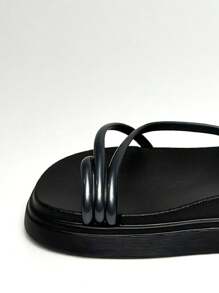 Women Platforms & Wedge Sandals - 黑色 - 查看 5