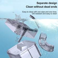 Cat Drinking Fountain 3l Usb Powered Automatic Circulating With Water Pump For  Cats And Dogs - Clear - View 6