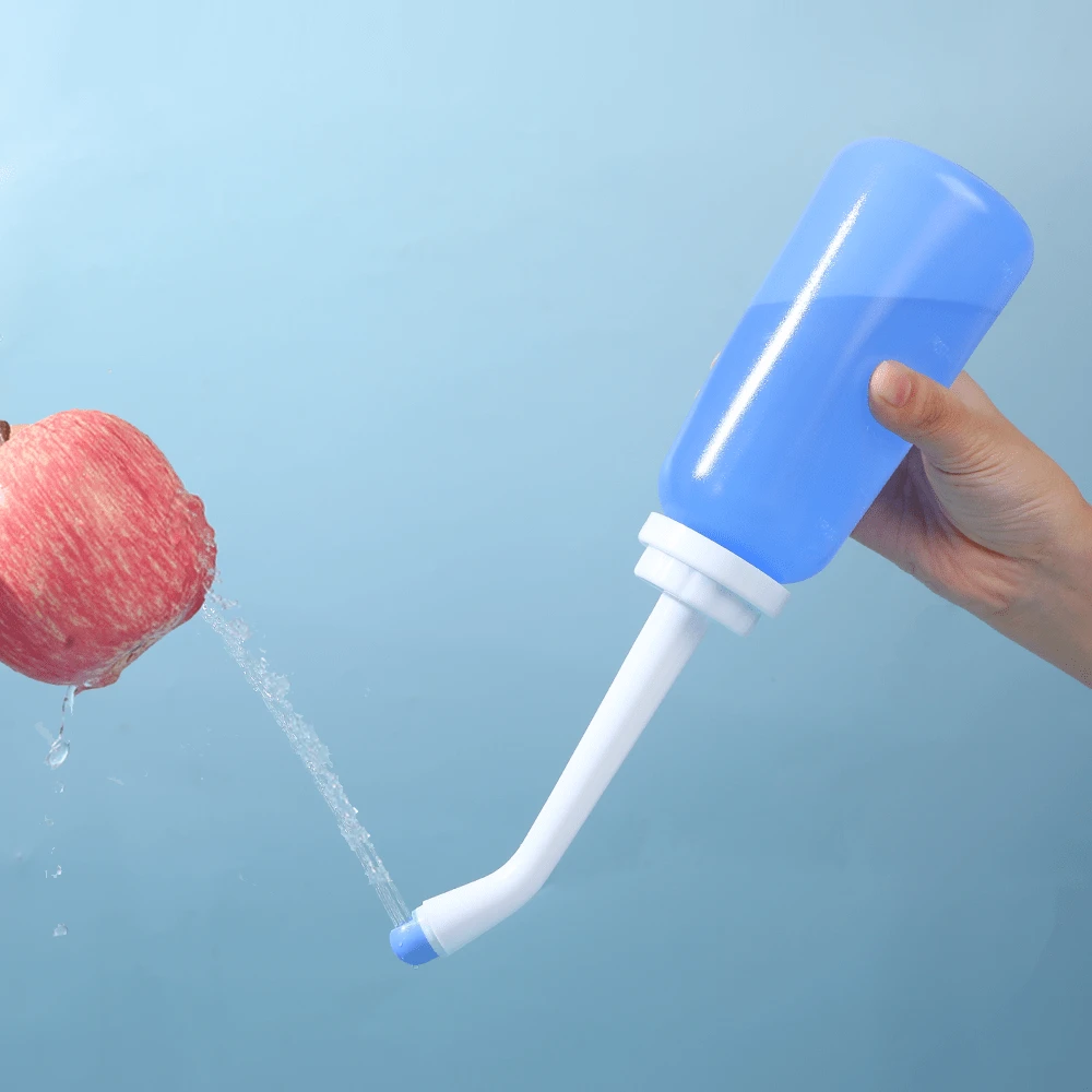 Handheld Personal Bidet Bottle,Bottle For Gentle Postpartum Care And Cleansing,Feminine Care Perineum Cleansing ,350ml/500ml Portable Bidet Travel Bidet ,Resistant To 100ºC,Double Punch, Capable Of Direct Punching And Side Punching - Multicolor - View 1