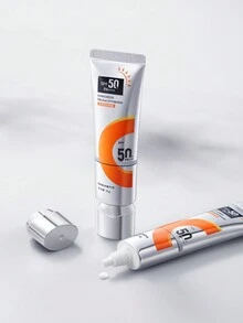 Kem Chống Nắng (Orange C) SPF50+ PA+++ 30g, Chống Thấm Nước, Chống Mồ Hôi, Không Dính, Dưỡng Ẩm, Tinh Tế, Ống Bạc - Màu Cam san hô - Xem 9