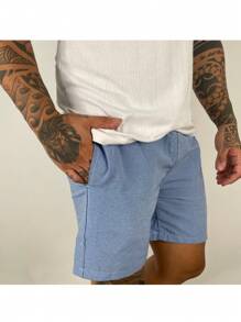 Men Shorts - 淺藍色 - 查看 5