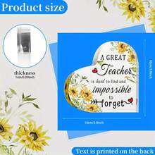 1pc,Teacher Appreciation Day Gift , ,Birthday Gifts For Teachers, Thank You Gifts, Christmas Gifts,Desk Decoration - 1pc - View 3