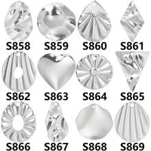 5 szt. Stal nierdzewna 304 przesadny kształt geometryczny zawieszki Charms do samodzielnego tworzenia biżuterii, pasujące do naszyjnika, bransoletki, kolczyków