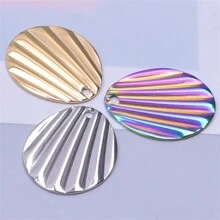 5 szt. Stal nierdzewna 304 przesadny kształt geometryczny zawieszki Charms do samodzielnego tworzenia biżuterii, pasujące do naszyjnika, bransoletki, kolczyków