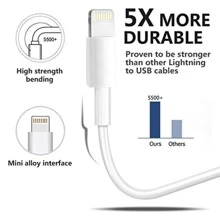 IPhone Fast Charging Cable 3-Pack 3FT Lightning To USB Cable IPhone Charger Cord Compatible With IPhone 14 13 12 11 Pro Max XR XS X 8 7 6 Plus SE IPad And More 3FT
