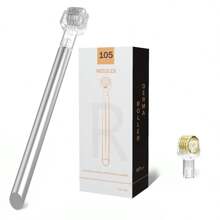 1 szt. Derma Roller do brwi i ust 105 Tytanowe mikroigły Narzędzie do pielęgnacji skóry Mikroigłowanie w domu - Srebro - Zobacz 4