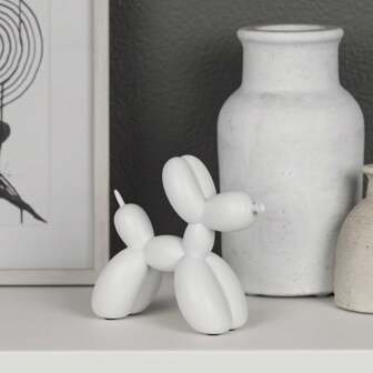 Balloon Dog Statue, Modern Art Home Decor Stylish Sculpture, Suitable For Coffee Table And Kitchen Small Statue Living Room Stylish Color Scheme Room Decoration Aesthetics Best Gifts Birthday Graduation