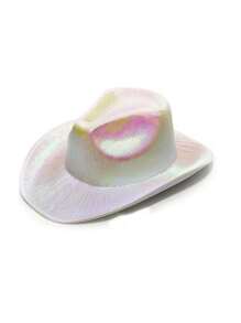 1 pezzo Cappello da Cowboy Fantasia Occidentale Party Exclusive, Cappello da Cowboy fluorescente