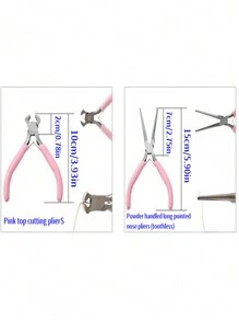 1 Miếng Thủ công DIY Màu hồng Màu sắc Kim tiêm Mũi Kìm Đối với Làm đồ trang sức , Đa chức năng Mini Kết cườm Công cụ - Nhiều màu - Xem 18