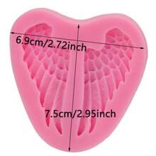 1pc Wing Shaped Silicone Mold For DIY Decoration, Candle And Soap Making
