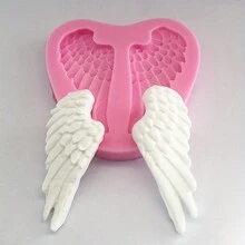 1pc Wing Shaped Silicone Mold For DIY Decoration, Candle And Soap Making