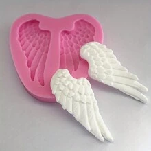 1pc Wing Shaped Silicone Mold For DIY Decoration, Candle And Soap Making