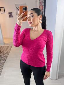 Women Cardigans - Rosa - Ver 2