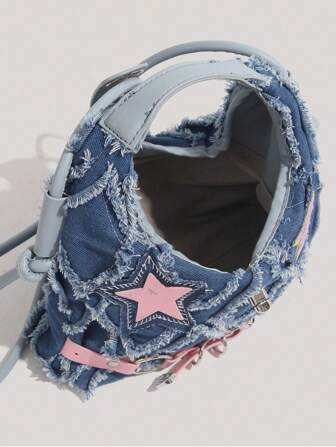 Fashion Style Y2k Versatile Star Decoration Satchel