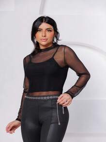 Cinto Corrente Metal Fashion Blogueiras dançando de cintura femininos